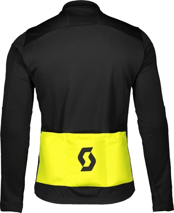 Scott RC Warm Hybrid WB Fahrradjacke black/sulphur yellow (Herren)