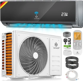 Kesser Klimaanlage Set Split 9000BTU schwarz