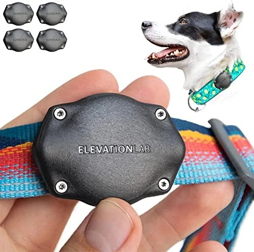 ElevationLab TagVault Hundehalsbandhalterung für AirTag, 4 Stück