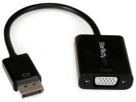 StarTech DisplayPort [Stecker]/VGA [Buchse] Adapterkabel schwarz (DP2VGA3)