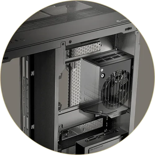 Antec Constellation C8 Curve Wood, Glasfenster