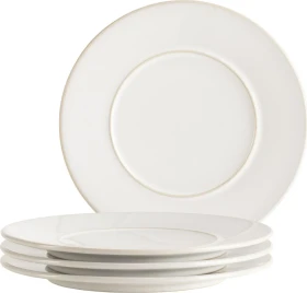 Mäser Unico Dessertteller weiß, 4 Stück