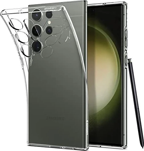 Spigen Liquid Crystal für Samsung Galaxy S23 Ultra Crystal Clear