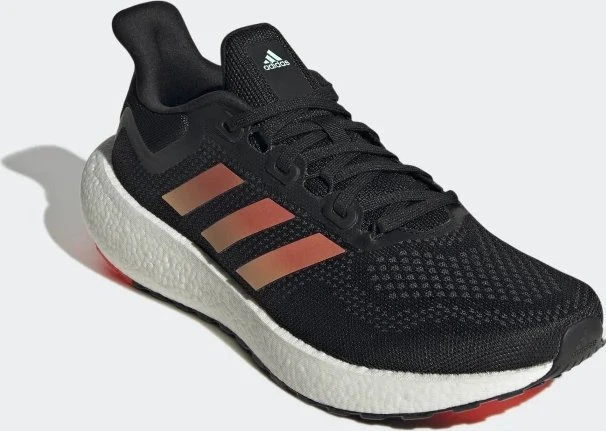 adidas Pureboost 22 core black/solar red/cloud white (Herren)