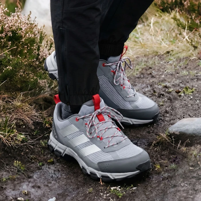 adidas Terrex Rockadia halo silver/silver metallic/better scarlet (Herren)