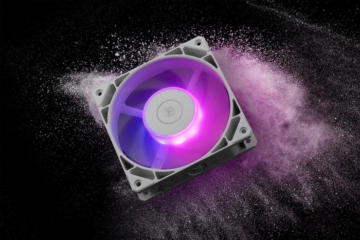 EK Water Blocks EK-Loop Fan FPT 120 D-RGB, White, 550-2300rpm, LED-Steuerung, 120mm