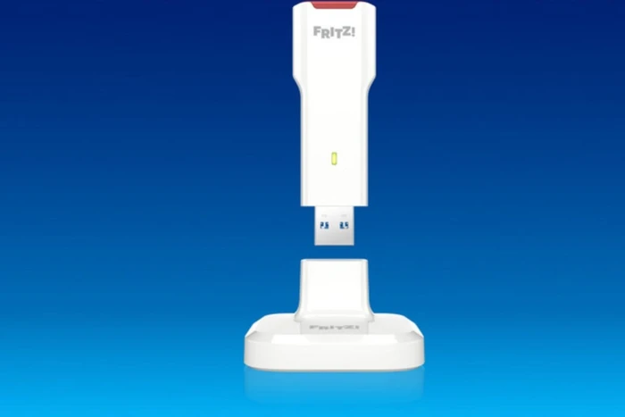 FRITZ! FRITZ!WLAN USB Stick 6700 MU-MIMO, 2.4GHz/5GHz/6GHz WLAN, BE6700, USB-A [Stecker]