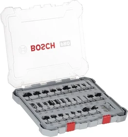 Bosch Professional HM Fräser-Sortiment inkl. Werkzeugbox, 30-tlg.