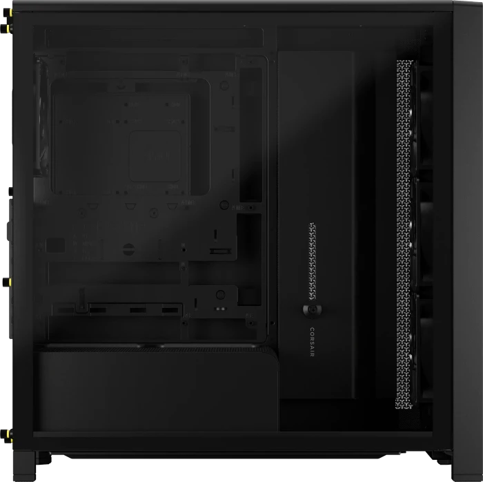 Corsair Frame 4000D RS Wood, schwarz/braun, Glasfenster
