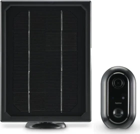 Hama Outdoor WLAN-Kamera schwarz, inkl. Solarpanel