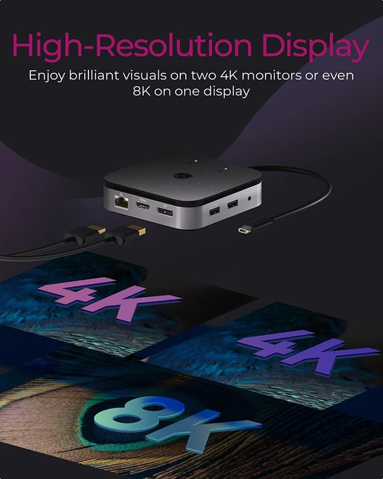 RaidSonic Icy Box IB-DK408-C41, USB4 [Stecker]