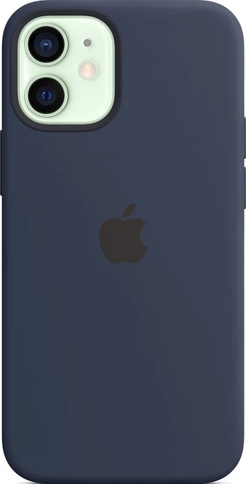 Apple Silikon Case mit MagSafe für iPhone 12 Mini dunkelmarine