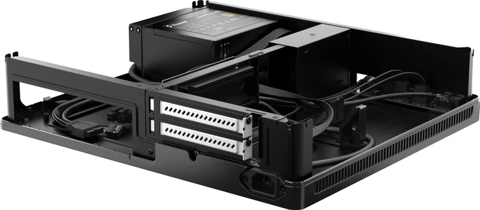 Fractal Design Node 202 + Anode PSU, schwarz, Mini-ITX, 450W SFX