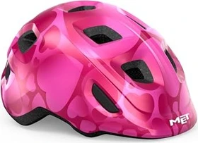 MET Hooray Kinderhelm pink hearts/glossy