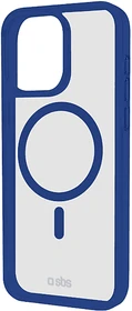 SBS Mobile Mag Frame Case für Apple iPhone 16 Pro Max blau