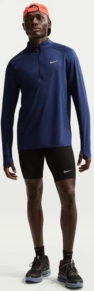 Nike Stride Dri-FIT Laufshirt langarm midnight navy (Herren) (HV2180-410)