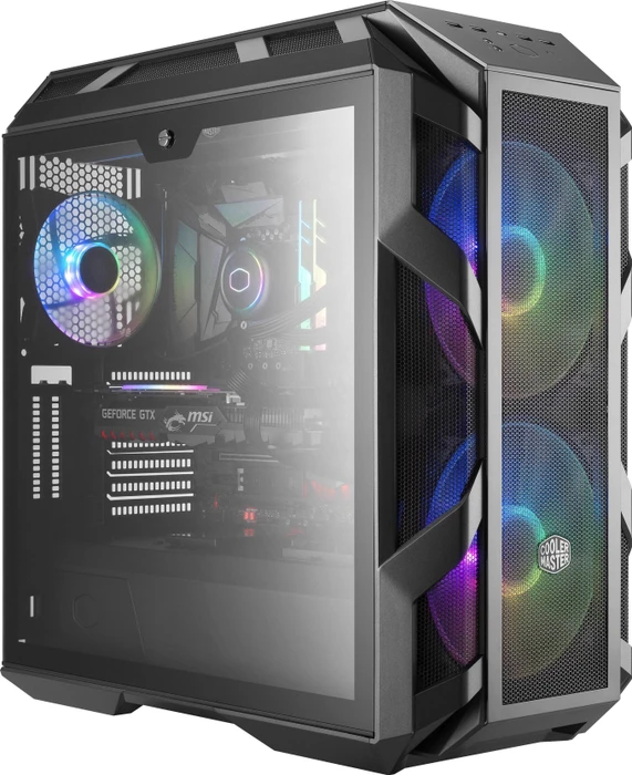 Cooler Master MasterCase H500M, grau, Glasfenster