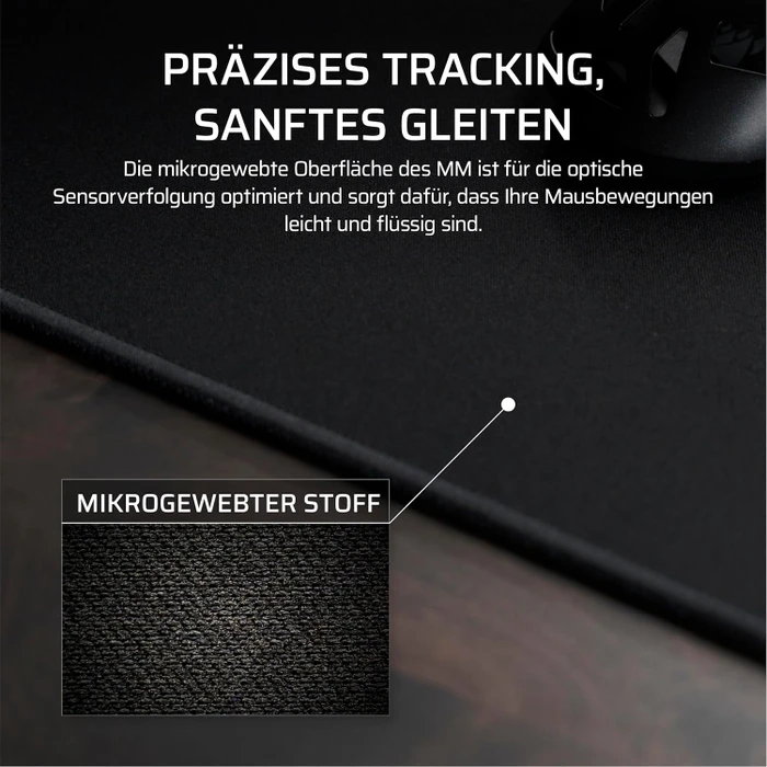 Corsair MM Gaming Mouse Pad - Medium 320x300mm, schwarz