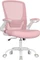 Songmics Bürostuhl ergonomisch mit Amrlehnen, pastellrosa Vorschaubild