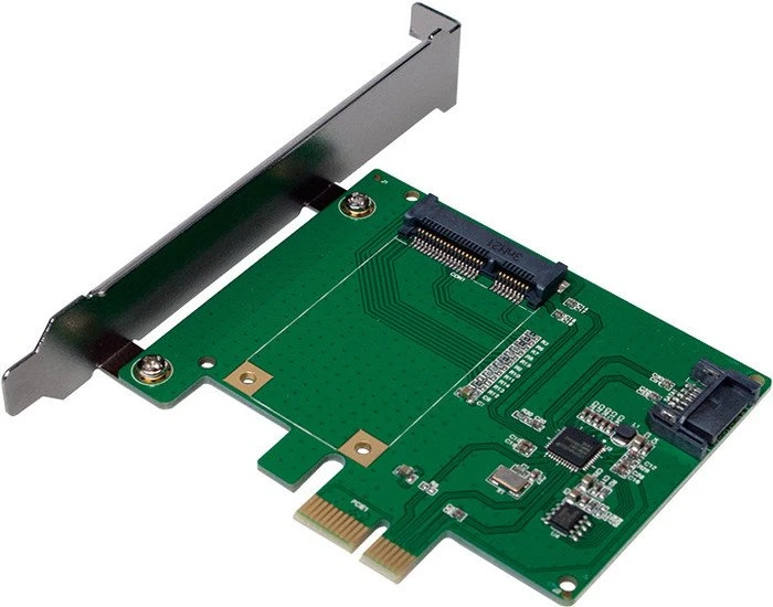 LogiLink 1x mSATA/1x SATA, PCIe x1