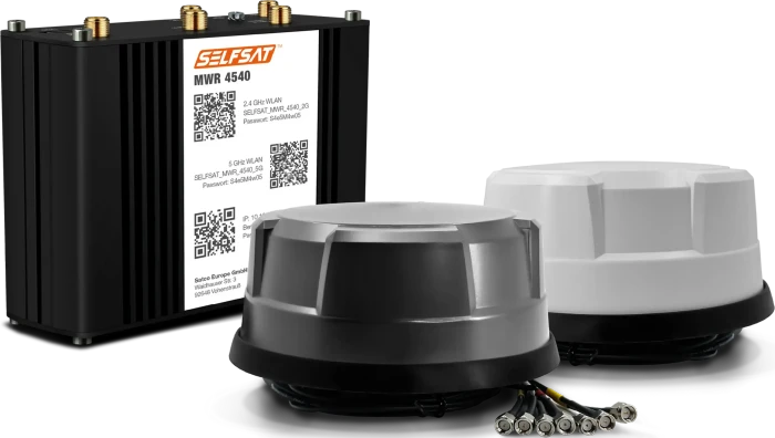 SelfSat MWR 4540, inkl. SELFSAT Antenne, Antenne weiß, LTE
