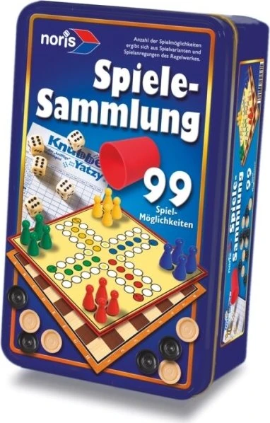 99iger Spielesammlung in der Metallbox