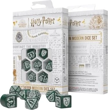 Q-Workshop Würfelset Harry Potter - Slytherin green