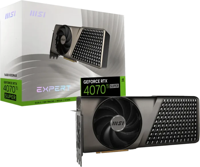 MSI GeForce RTX 4070 Ti SUPER 16G Expert, 16GB GDDR6X, HDMI, 3x DP