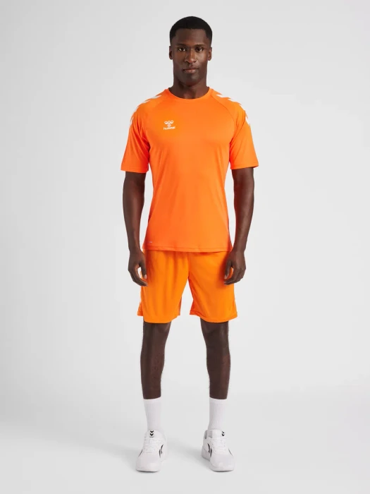 hummel Core XK Funktionsshirt kurzarm orange tiger (Herren)