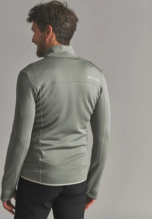 Ortovox Fleece Funktionsjacke green sage (Herren)