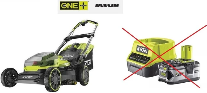 Ryobi RY18LMX40A-0 Akku-Rasenmäher solo