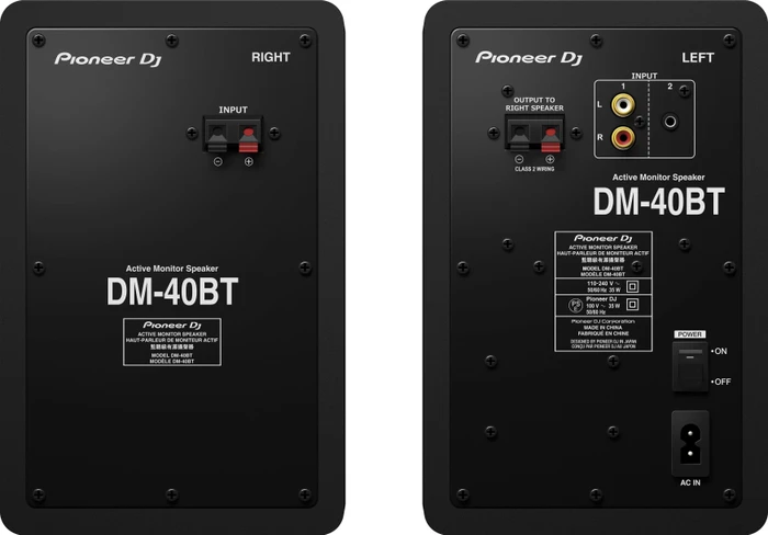 Pioneer DJ DM-40BT schwarz, Paar