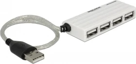 DeLOCK USB-Hub, 4x USB-A 2.0 USB-A 2.0 [Stecker] (87445)