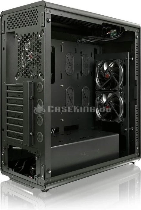 Raijintek Asterion Classic, schwarz, Glasfenster