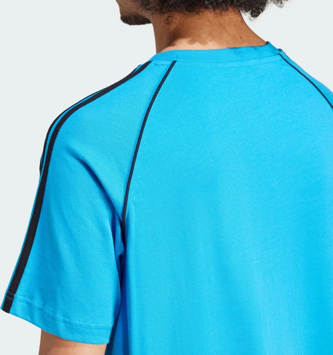 adidas SST T-Shirt kurzarm bright blue/black (Herren)