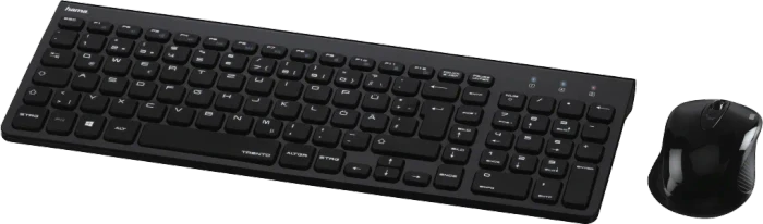 Hama Trento Set Funk Tastatur und Maus, USB, DE