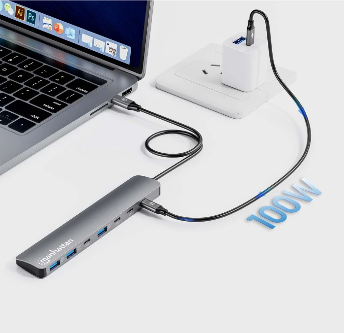 Manhattan 7-Port USB-C Hub
