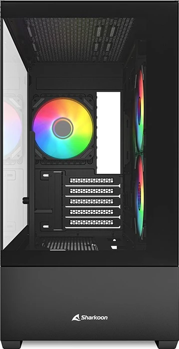 Sharkoon MK6 RGB Black, Glasfenster