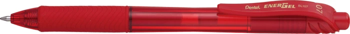 Pentel EnerGel X BL107 0.7mm/0.35mm Gelroller rot/transparent, 3er-Pack
