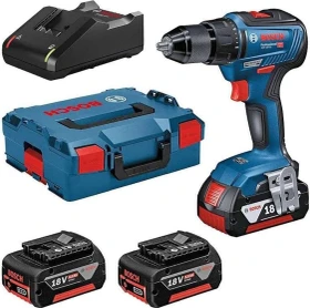 Bosch Professional GSR 18V-55 Akku-Bohrschrauber inkl. L-Boxx + 3 Akkus 5.0Ah