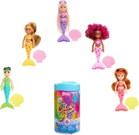 Mattel Barbie - Color Reveal Chelsea Meerjungfrauen-Puppe