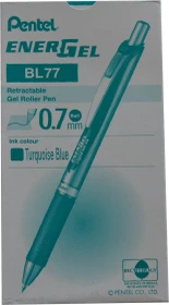 Pentel EnerGel XM BL77 Gelroller türkis/silber, 12er-Pack