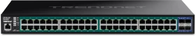 TRENDnet TPE Rackmount Gigabit Smart Switch, 48x RJ-45, 4x SFP+, 410W PoE+ (TPE-3524S)