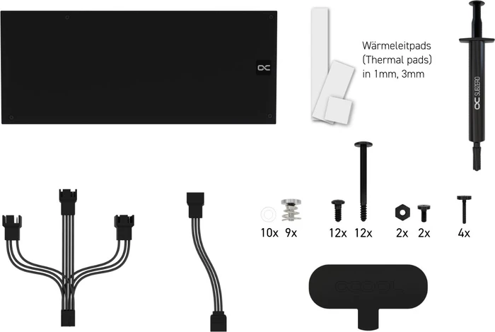 Alphacool Eiswolf 2 AiO 360mm AMD Radeon RX 7900XTX Reference Design mit Backplate