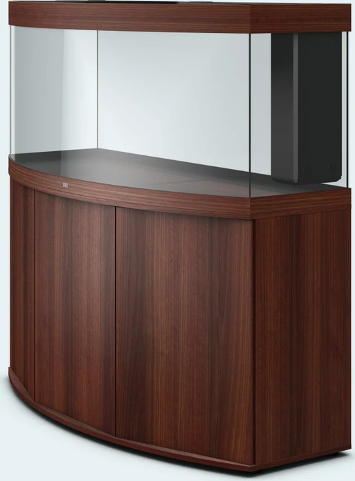 Juwel Vision 450 LED Aquarium-Set mit Unterschrank, dunkles Holz/dunkles Holz, 450l