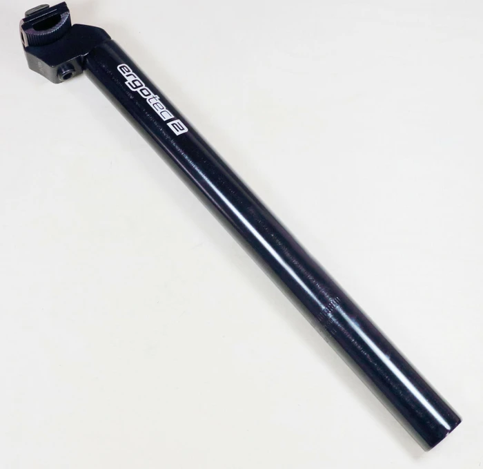 Ergotec CNC 30.6mm/350mm 18mm Setback Sattelstütze schwarz