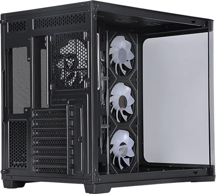iTek Dark Cave Curved Black, Glasfenster