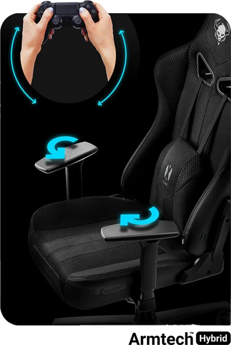 Diablo Chairs X-Player 2.0 King Gamingstuhl, schwarz