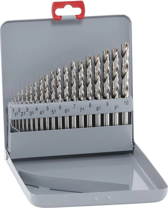 Alpen HSS Cobalt RN KM19 Metallspiralbohrer-Sortiment inkl. Werkzeugbox, 19-tlg.
