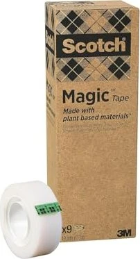 Scotch MagicÖ Tape a greener choice Klebefilm matt 19,0 mm x 33,0 m 9 Rollen
